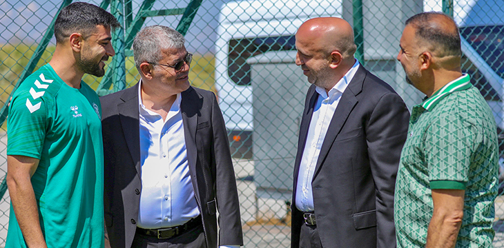 Başkanımız Ömer Atiker Erzurum kampındaki son antrenmanımızı takip etti