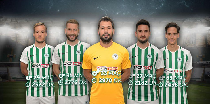 Atiker Konyaspor’umuzda en fazla süre alan isim Serkan Kırıntılı oldu