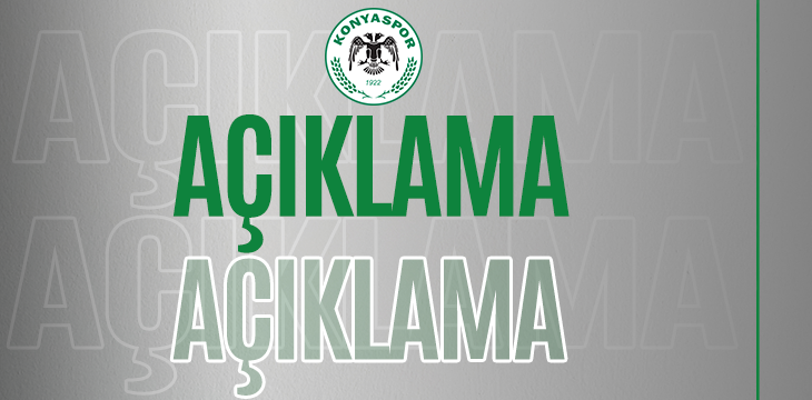 Kulübümüzden Açıklama