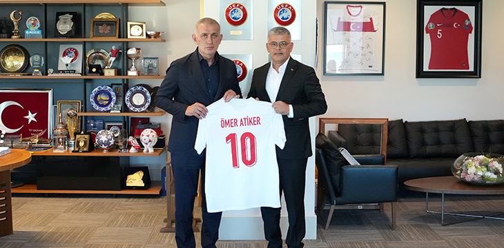 TFF Başkanı Sayın İbrahim Ethem Hacıosmanoğlu'nu ziyaret ettik.